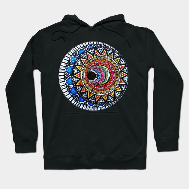 Sun And Moon Mandala Hoodie by asiancoffeegirl